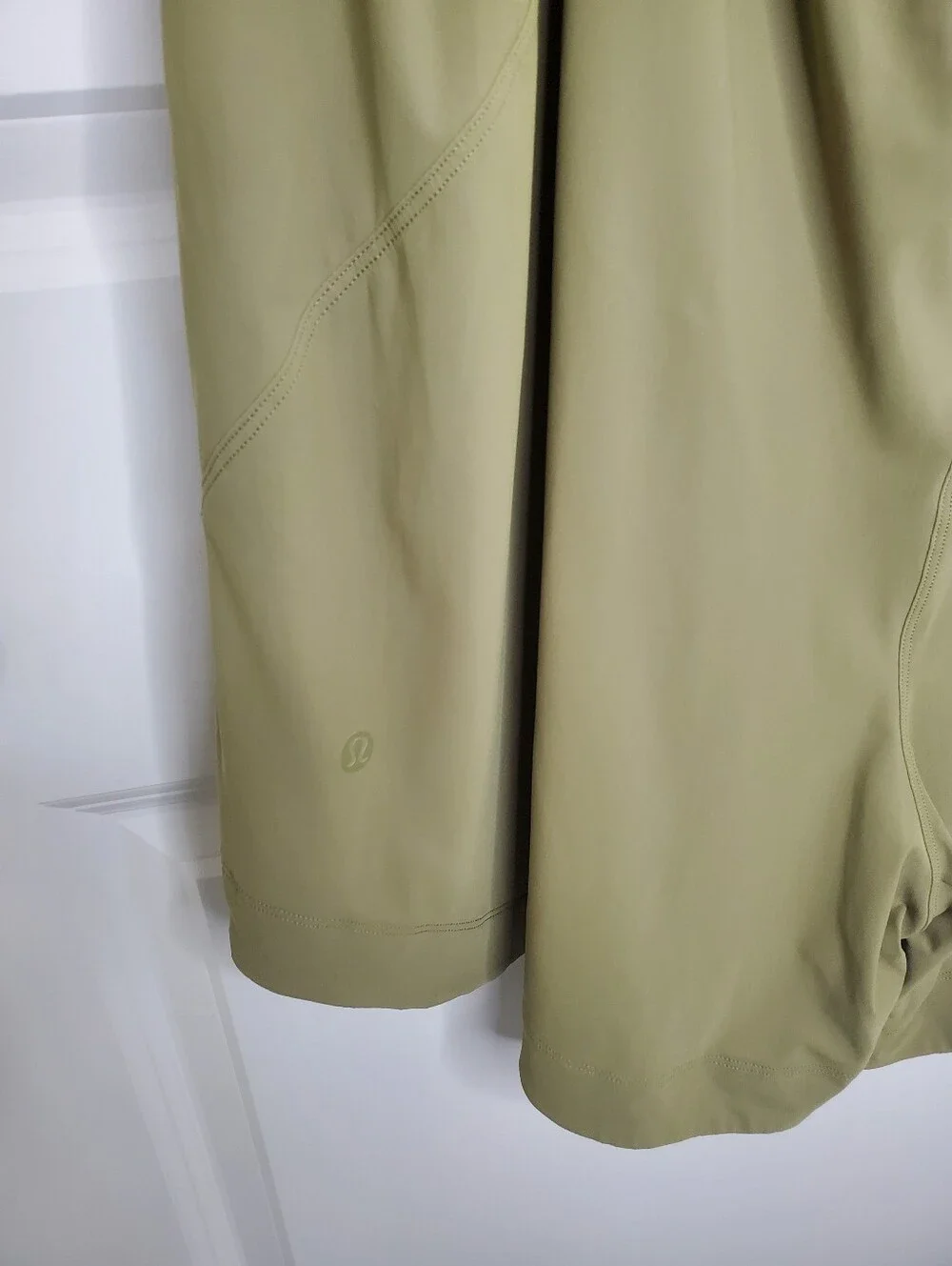Lululemon Olive Green Lightweight High Neck Open Back Romper